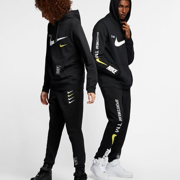 Nike | Shirts & Tops | Nike Sportswear Tm Hoodie Boys Large Black | Poshmark